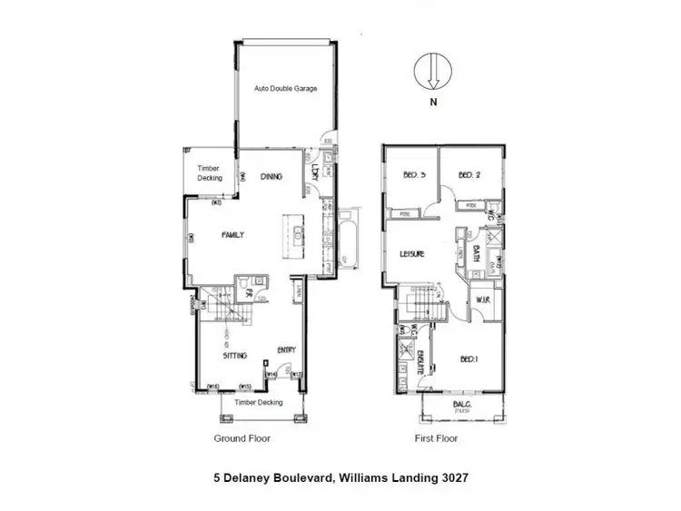 Floorplan of Homely house listing, 5 Delaney Blvd, Laverton VIC