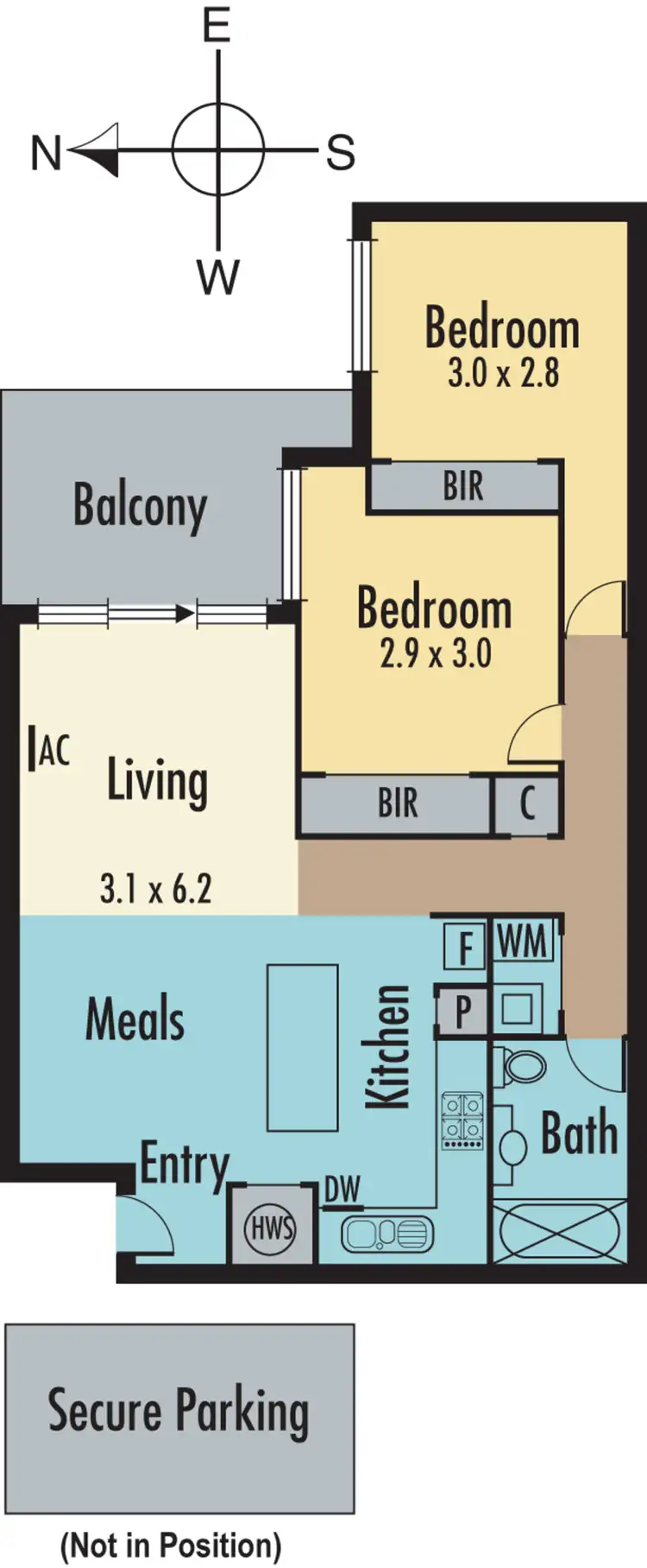 Floorplan of Homely apartment listing, 11/60-66 Patterson Rd, Bentleigh VIC