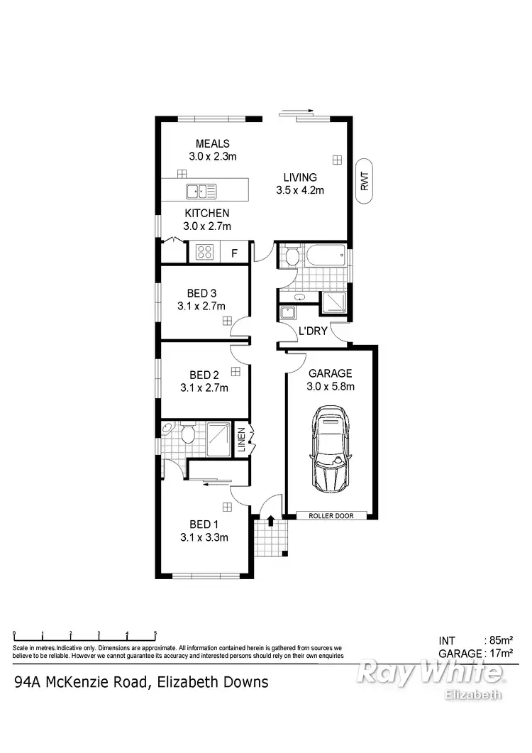 Floorplan of Homely house listing, 94a McKenzie Rd, Elizabeth Downs SA