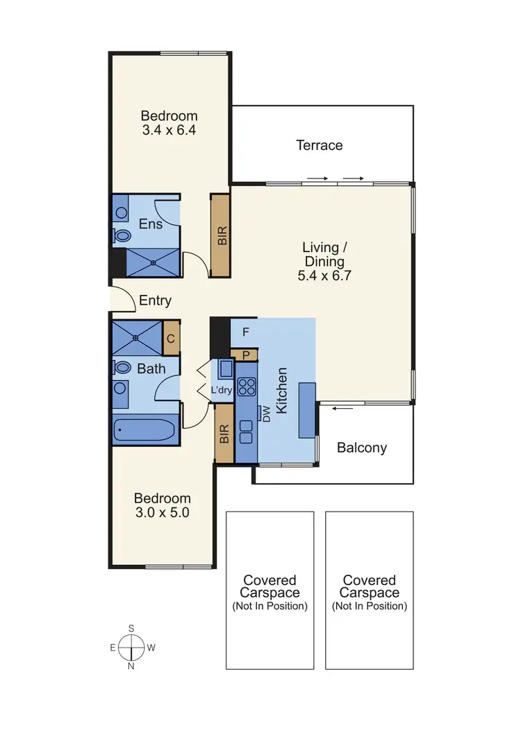Floorplan of Homely apartment listing, 101/159 Beach St, Port Melbourne VIC