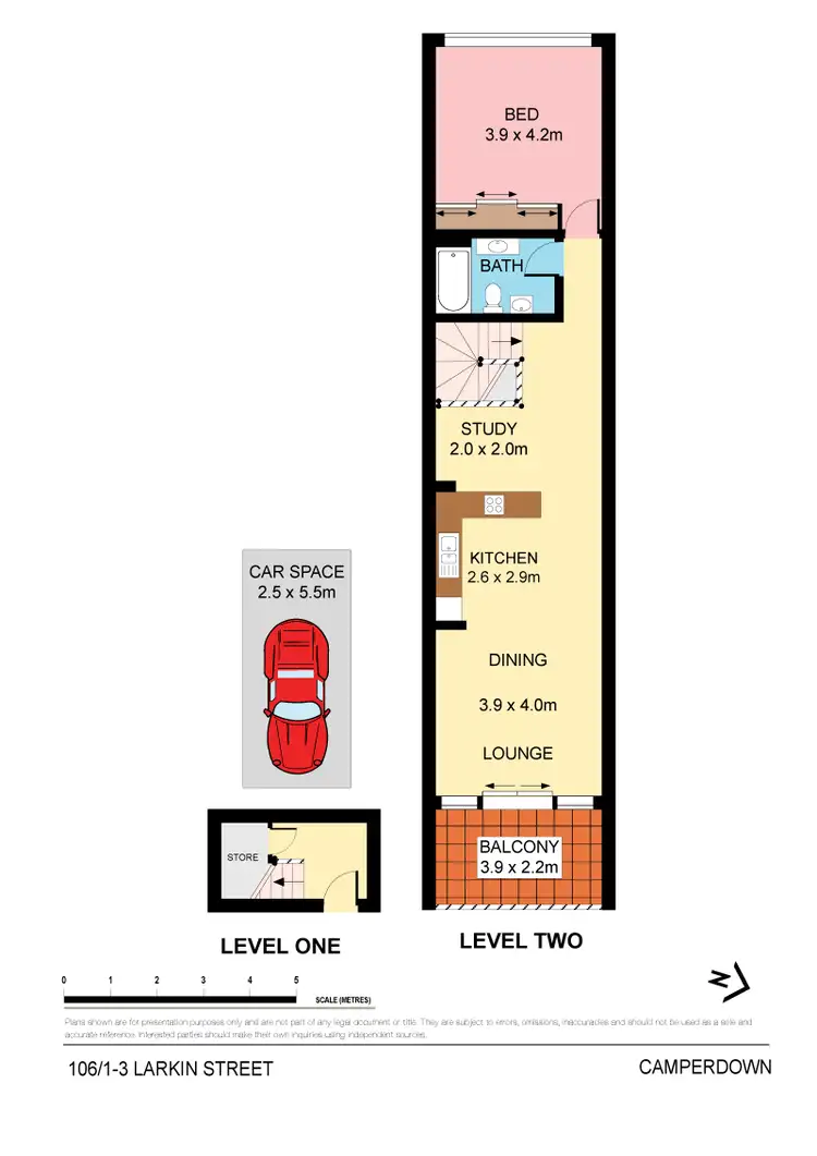Floorplan of Homely unit listing, 106/1-3 Larkin St, Camperdown NSW