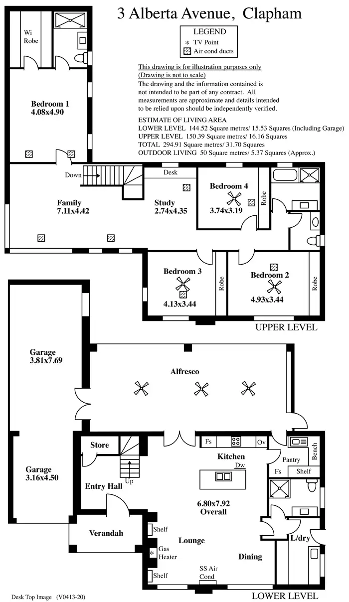 Floorplan of Homely house listing, 3 Alberta Ave, Clapham SA