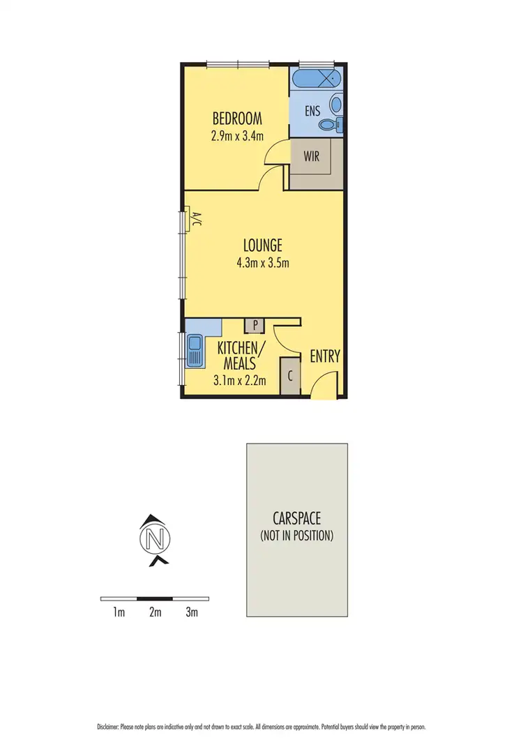 Floorplan of Homely apartment listing, 11/33 Cain Ave, Northcote VIC