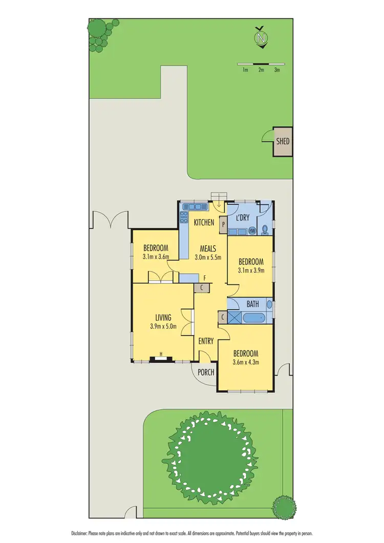Floorplan of Homely house listing, 109 Woolton Ave, Thornbury VIC