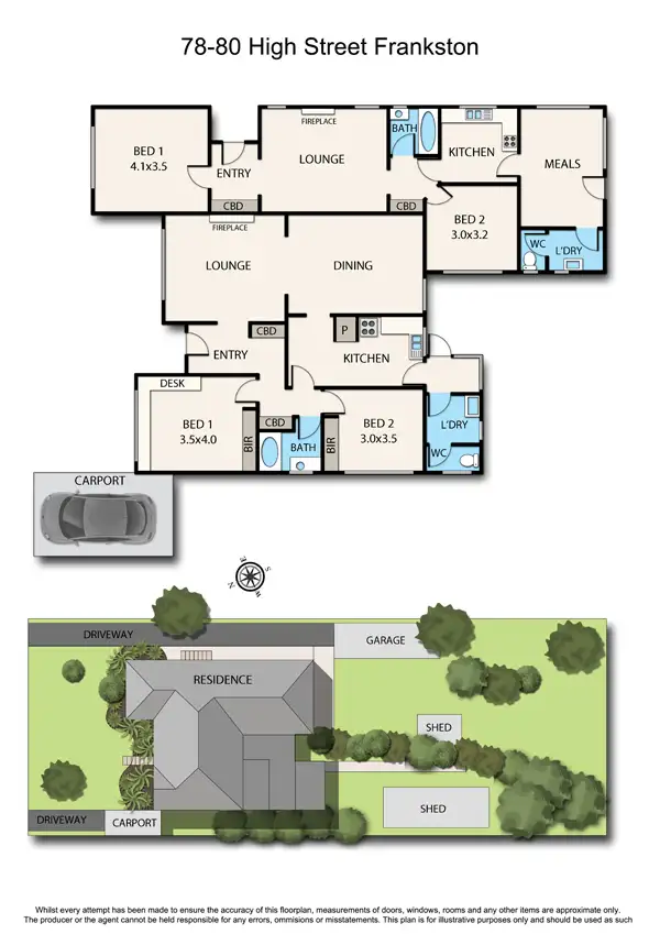 Floorplan of Homely house listing, 78-80 High St, Frankston VIC