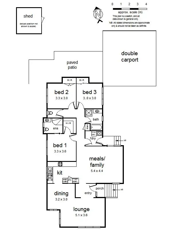 Floorplan of Homely house listing, 20 PATTERDALE Ct, Croydon Hills VIC