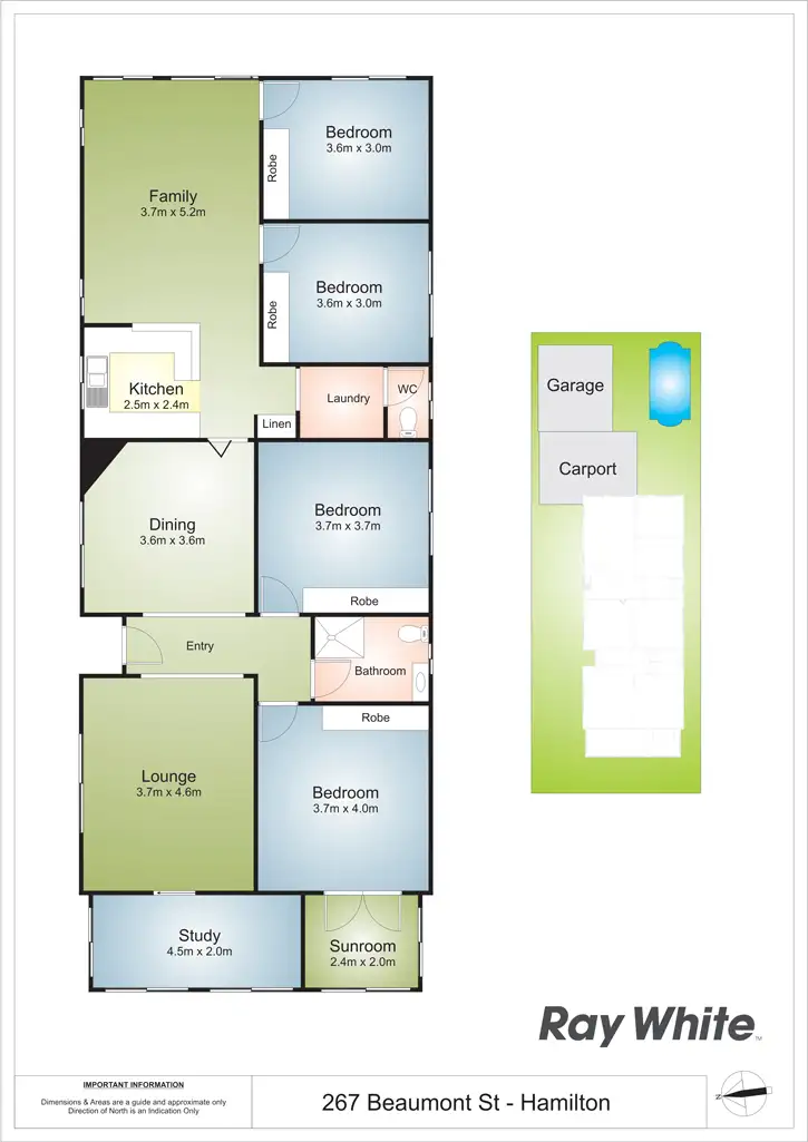 Floorplan of Homely house listing, 267 Beaumont St, Hamilton South NSW