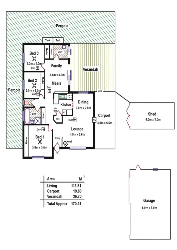 Floorplan of Homely house listing, 16A Lyndoch Valley Rd, Lyndoch SA