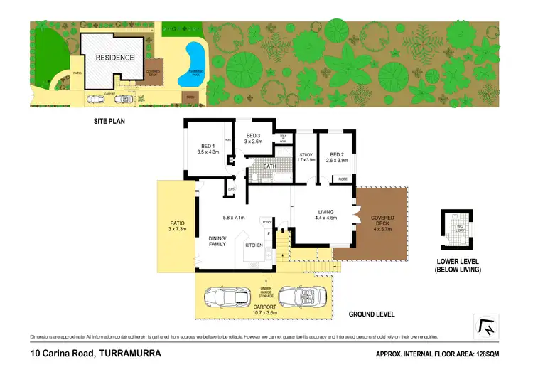 Floorplan of Homely house listing, 10 Carina Rd, Turramurra NSW