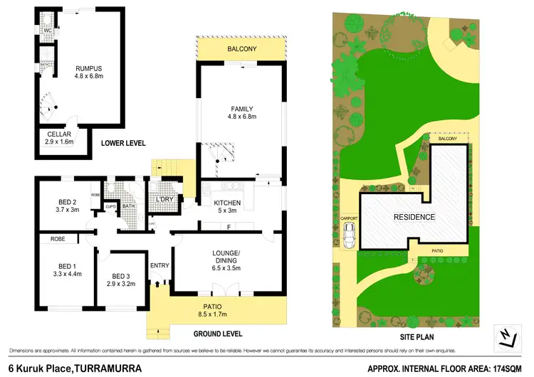 Floorplan of Homely house listing, 6 Kuruk Pl, Turramurra NSW