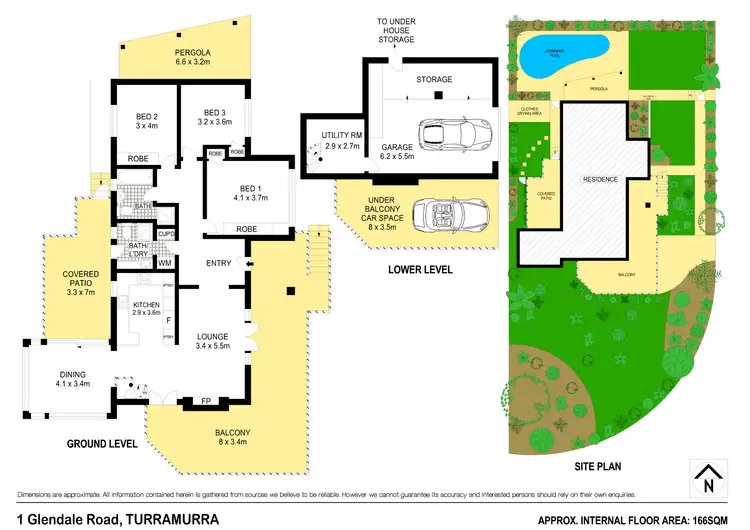 Floorplan of Homely house listing, 1 Glendale Rd, Turramurra NSW