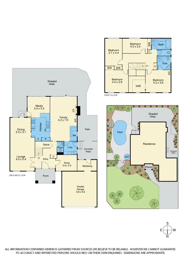 Floorplan of Homely house listing, 42 Landscape Dr, Doncaster East VIC