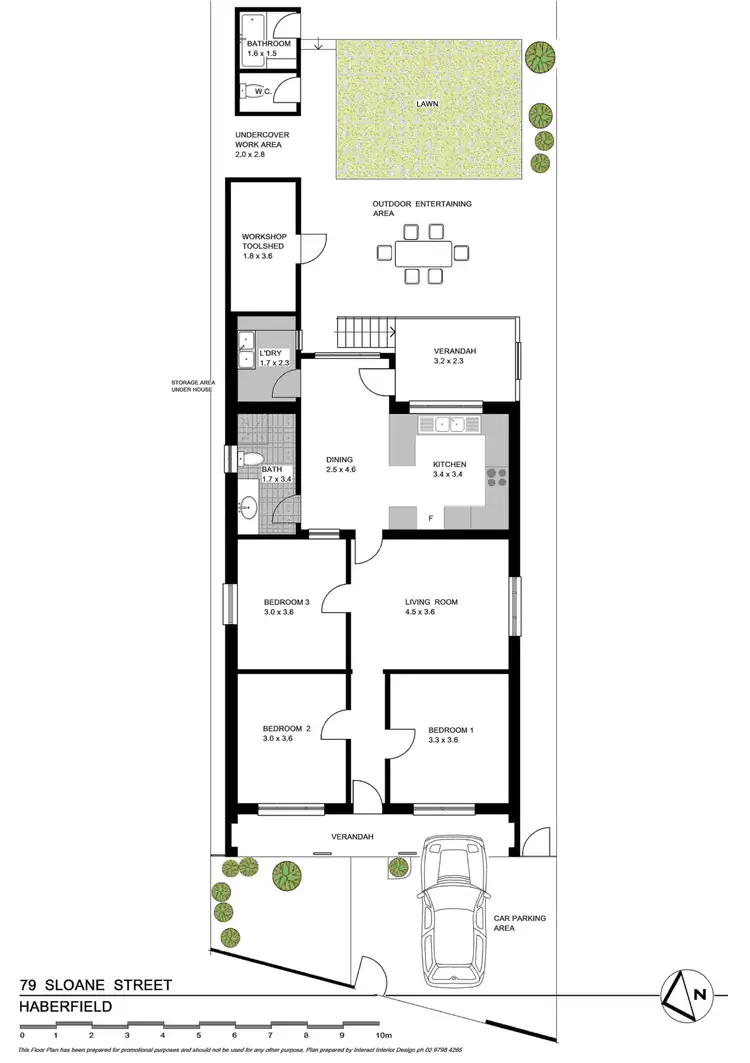 Floorplan of Homely house listing, 79 Sloane St, Haberfield NSW