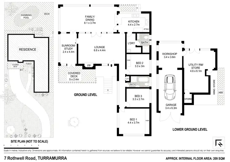 Floorplan of Homely house listing, 7 Rothwell Rd, Turramurra NSW