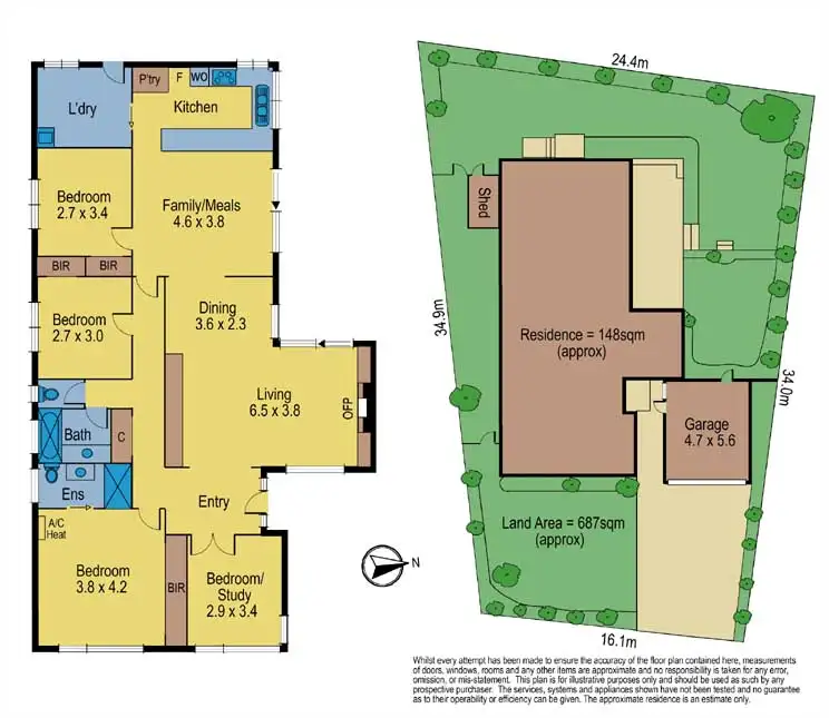 Floorplan of Homely house listing, 62 Morack Rd, Vermont VIC