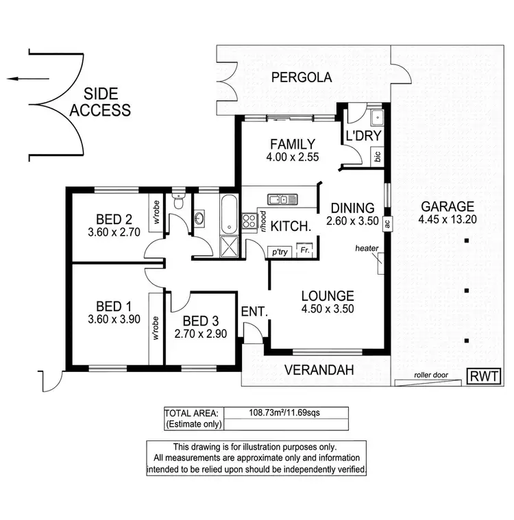 Floorplan of Homely house listing, 3 Santana Ct, Aberfoyle Park SA