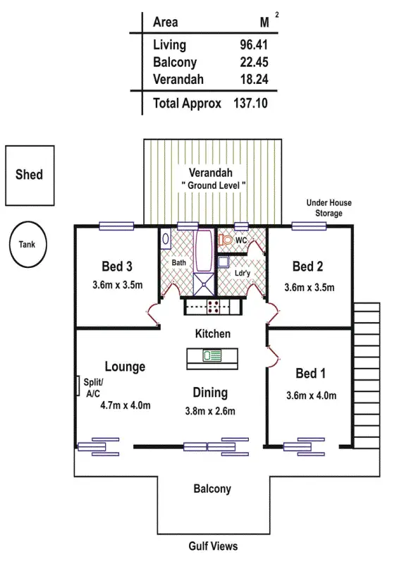 Floorplan of Homely house listing, 57 The Esp, Thompson Beach SA