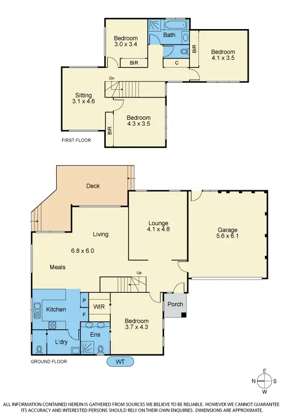Floorplan of Homely townhouse listing, 3/5 Baldwin Rd, Blackburn VIC