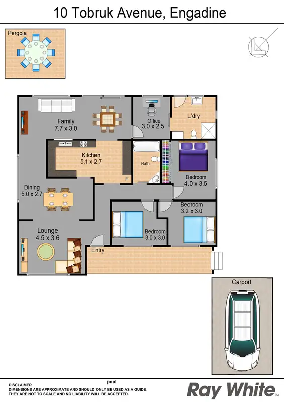 Floorplan of Homely house listing, 10 Tobruk Ave, Engadine NSW