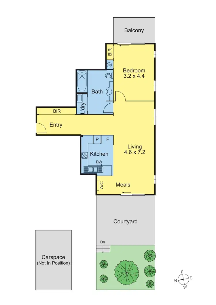 Floorplan of Homely apartment listing, 9/1554 Dandenong Rd, Oakleigh VIC