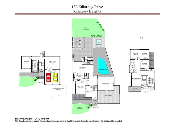 Floorplan of Homely house listing, 150 Killarney Dr, Killarney Heights NSW
