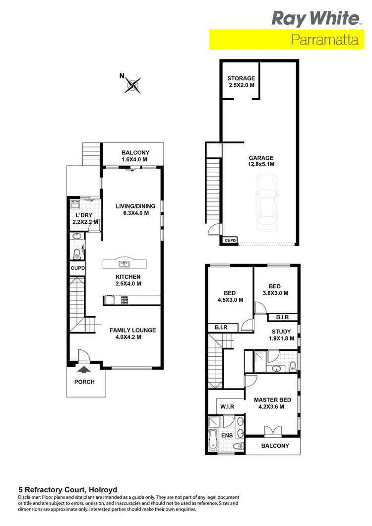 Floorplan of Homely house listing, 5 Refractory Ct, Holroyd NSW