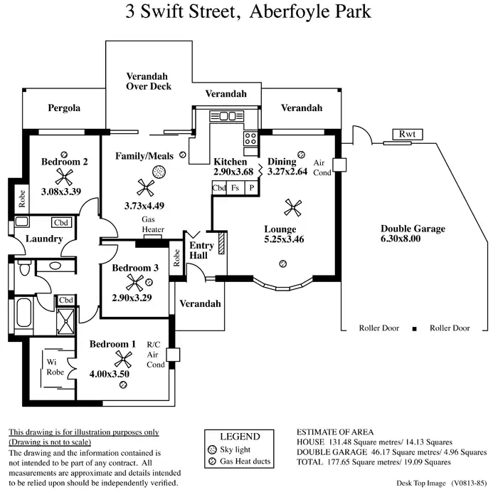 Floorplan of Homely house listing, 3 Swift St, Aberfoyle Park SA