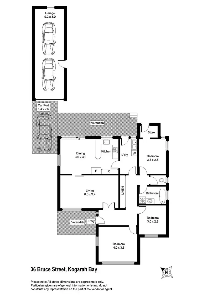 Floorplan of Homely house listing, 36 Bruce St, Kogarah Bay NSW