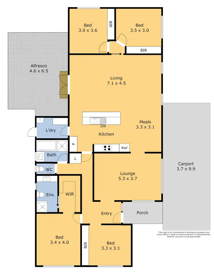 Floorplan of Homely house listing, 26 Cameron Cres, Lara VIC