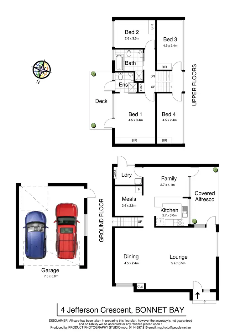 Floorplan of Homely house listing, 4 Jefferson Cres, Bonnet Bay NSW