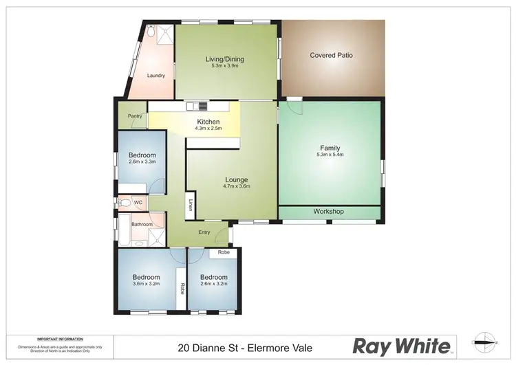 Floorplan of Homely house listing, 20 Dianne St, Elermore Vale NSW