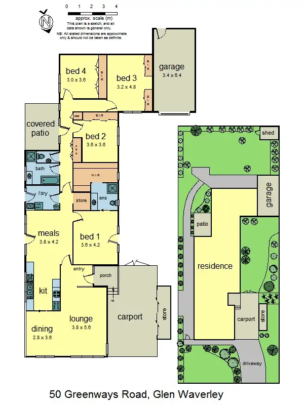 Floorplan of Homely house listing, 50 Greenways Rd, Glen Waverley VIC
