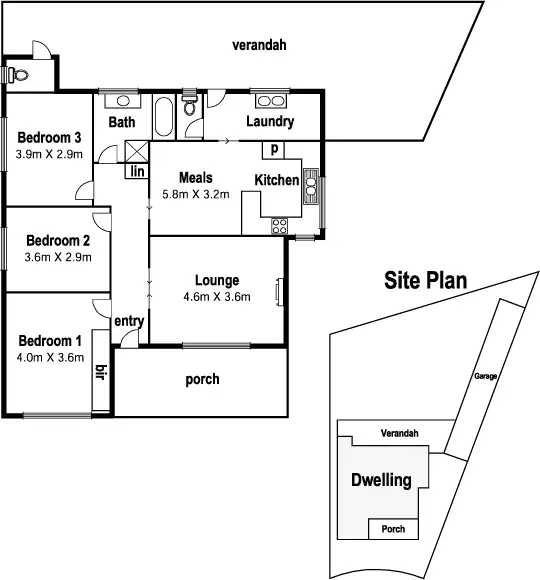 Floorplan of Homely other listing, 18 Prince Andrew Ave, Lalor VIC