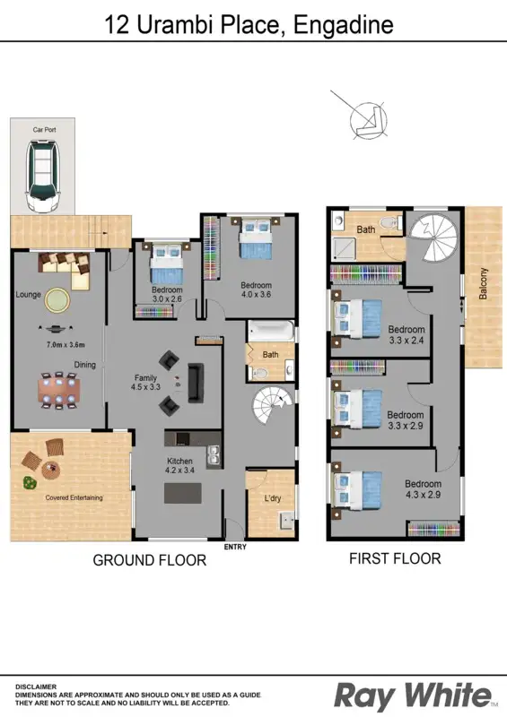 Floorplan of Homely house listing, 12 Urambi Pl, Engadine NSW