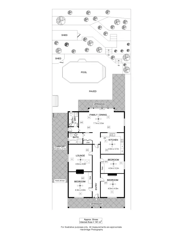 Floorplan of Homely house listing, 371 Military Rd, Henley Beach SA