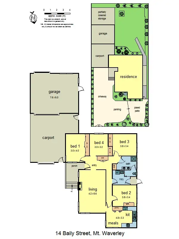 Floorplan of Homely house listing, 14 Baily St, Mount Waverley VIC