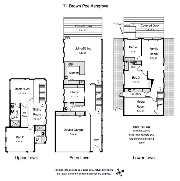 Floorplan of Homely house listing, 71 Brown Pde, Ashgrove QLD