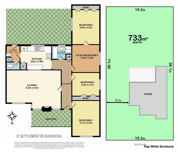 Floorplan of Homely house listing, 31 Settlement Rd, Bundoora VIC