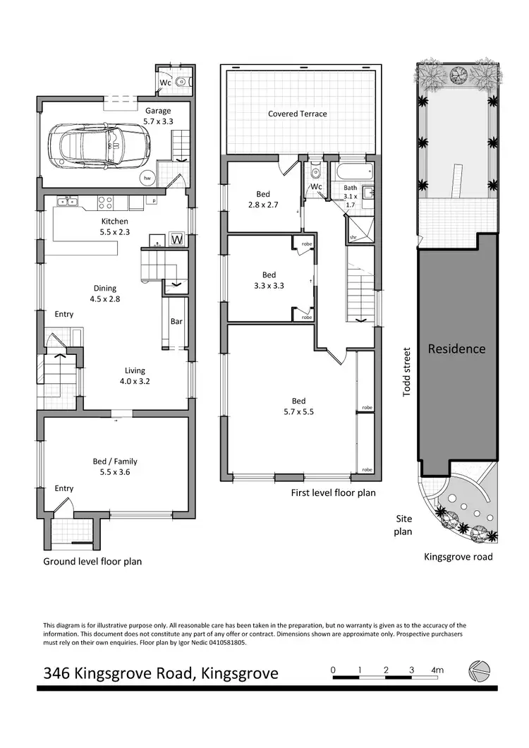 Floorplan of Homely house listing, 346 Kingsgrove Rd, Kingsgrove NSW