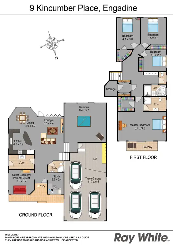 Floorplan of Homely house listing, 9 Kincumber Pl, Engadine NSW