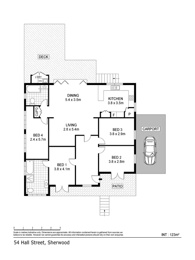 Floorplan of Homely house listing, 54 Hall St, Sherwood QLD
