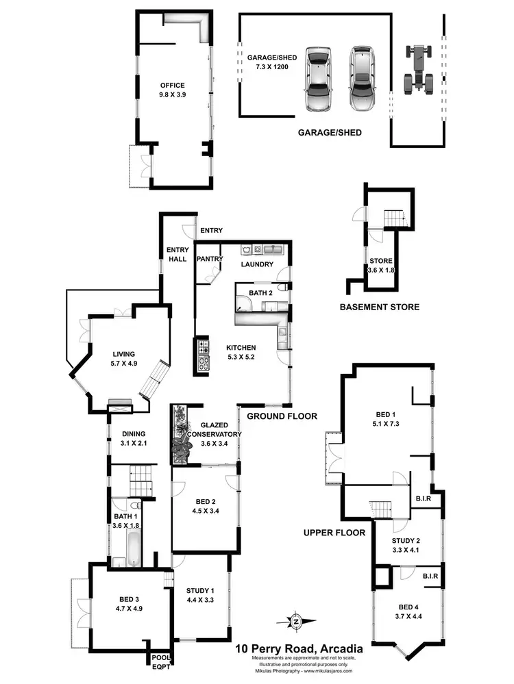 Floorplan of Homely house listing, 10 Perry Rd, Arcadia NSW