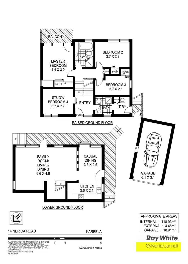 Floorplan of Homely house listing, 14 Nerida Rd, Kareela NSW