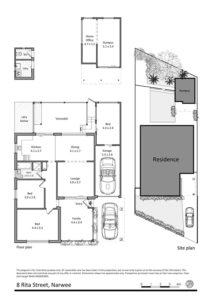 Floorplan of Homely house listing, 8 Rita St, Narwee NSW