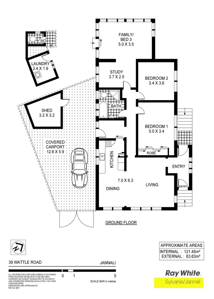 Floorplan of Homely house listing, 39 Wattle Rd, Jannali NSW