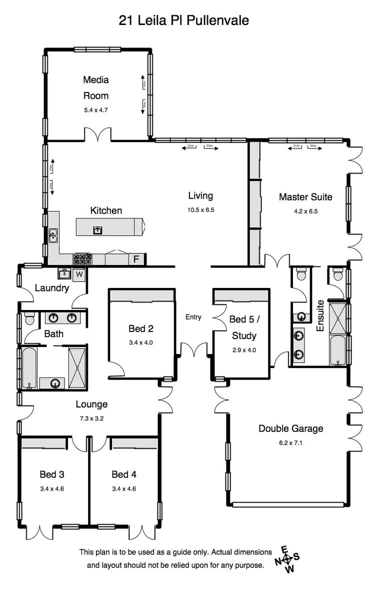 Floorplan of Homely house listing, 21 Leila Pl, Pullenvale QLD