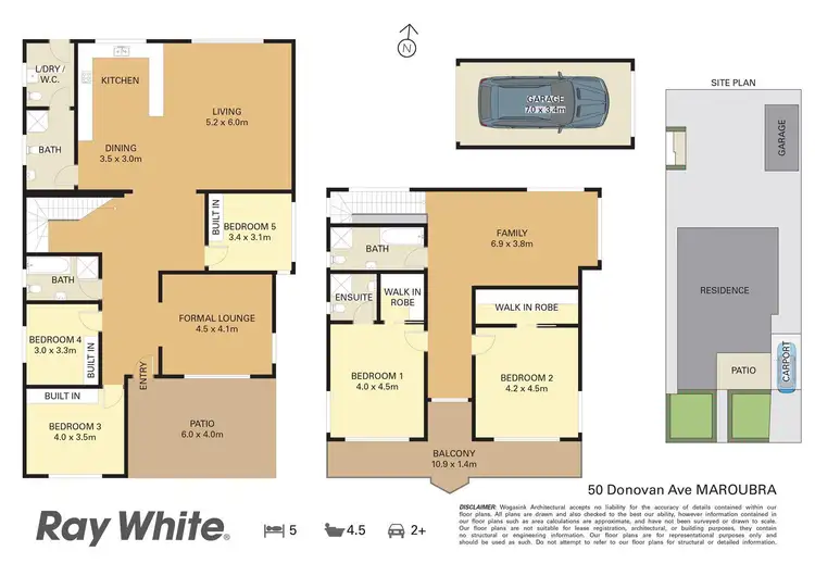 Floorplan of Homely house listing, 50 Donovan Ave, Maroubra NSW