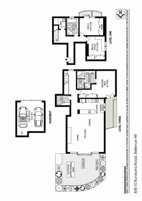 Floorplan of Homely apartment listing, 8/8 Bundarra Road, Bellevue Hill NSW 2023