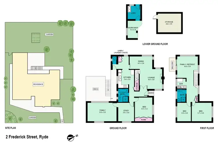 Floorplan of Homely house listing, 2 Frederick St, Ryde NSW
