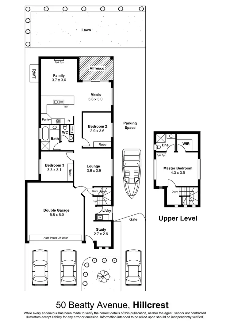 Floorplan of Homely house listing, 50 Beatty Ave, Hillcrest SA